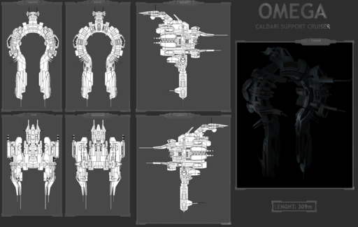 EVE Online - 15 полуфиналистов конкурса на дизайн нового корабля.